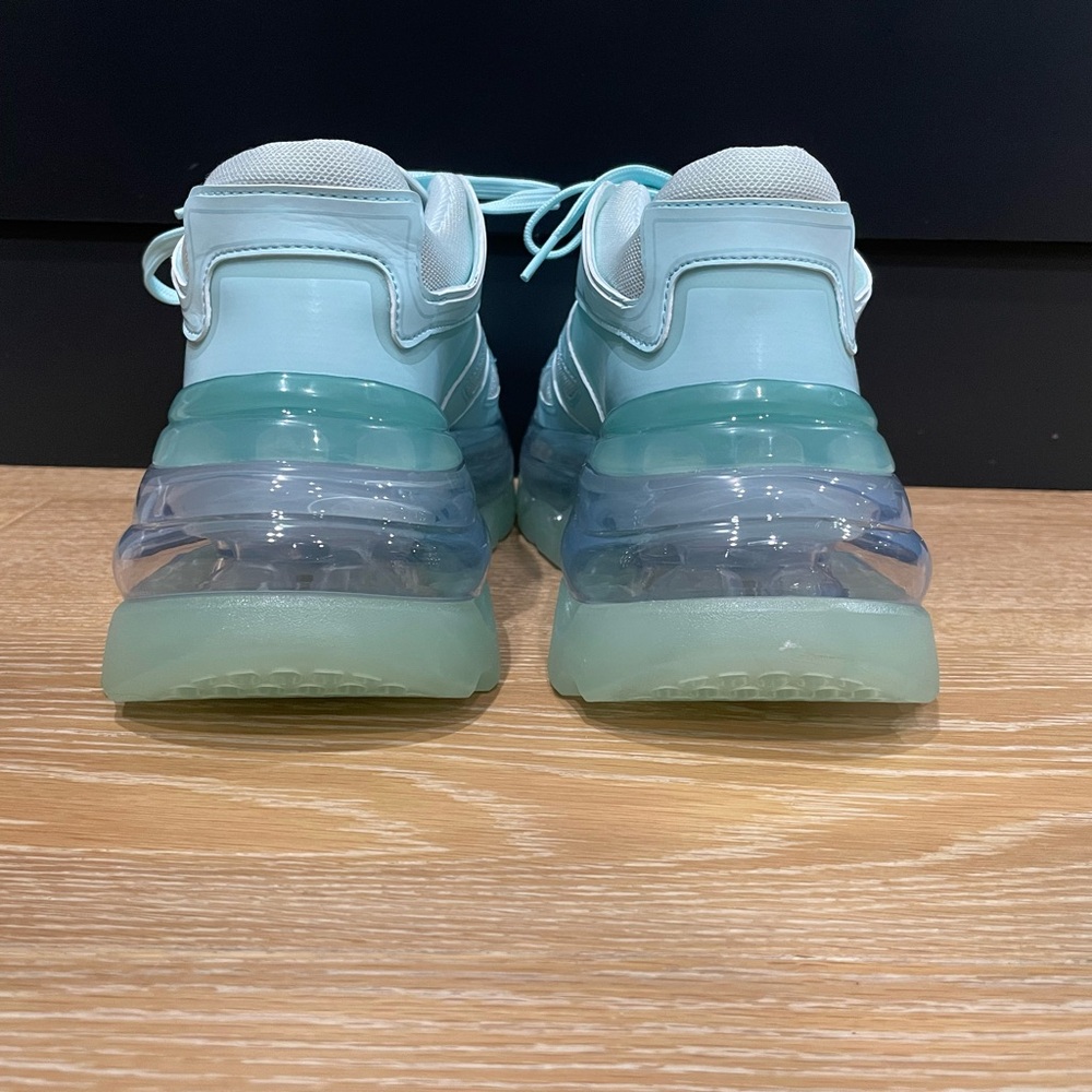 SHOES 53045 Bump'Air Platform Sneaker (Unisex) blue mint size 7.5 US/38 EU - Picture 4 of 13